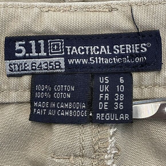 5.11 Tactical Pants Womens 6 Military Work Cargo Fire Emt Work Cotton Canvas - Picture 2 of 11